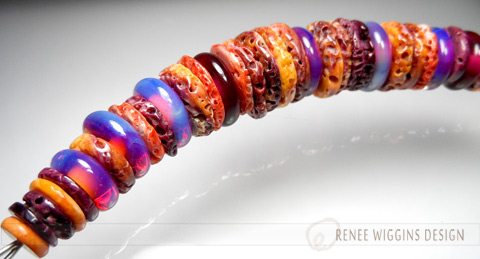 Spiny Oyster with glass disks